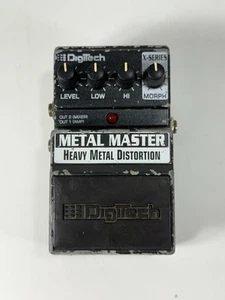 DigiTech Metal Master X-Series Black Heavy Metal Distortion Guitar Foot Pedal - Picture 1 of 8