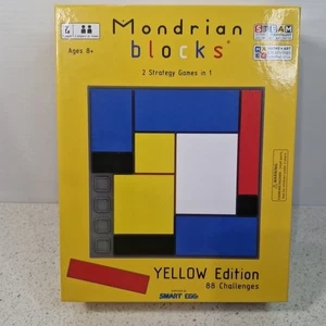 Mondrian Blocks Puzzle Game Yellow Edition Smart Egg Science Technology Math - Bild 1 von 9