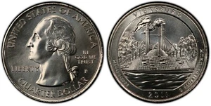 2011-P Vicksburg Mississippi NP ATB 25C Unc Quarter Philadelphia mint NPP09 - Picture 1 of 1