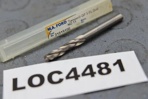 MA FORD TWISTER ( #11 ) CARBIDE  DRILL 21019100 3FL LOC4481 - Picture 1 of 5