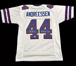JOE ANDREESSEN SIGNED AUTO CUSTOM BUFFALO BILLS SIGNED JERSEY W/ PSA - Picture 1 of 4