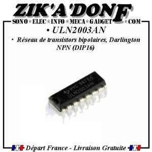 ULN2003AN Réseau de transistors bipolaires, Darlington NPN quantité au choix