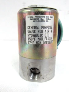 VERSA ESM-2301-100-PC-3B0 GENERAL PURPOSE VALVE FOR  AIR & HYDRAULIC OIL 150 MAX - Picture 1 of 9