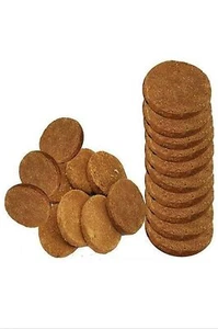 Pure and Original Cow Dung Cakes for Pooja/Agnihotra - Pack of 40 US - Picture 1 of 3