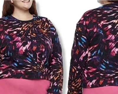 Moletom Juicy By Juicy Couture Tie Dye redemoinho preto gola redonda ~ Juventude tamanho GG - Imagem 1 de 4