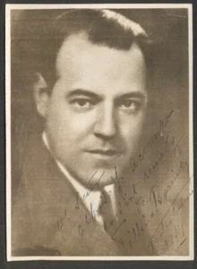 Foto Real Victorio Bacciato Ópera Barítono Original Firmado 1949 - Imagen 1 de 1