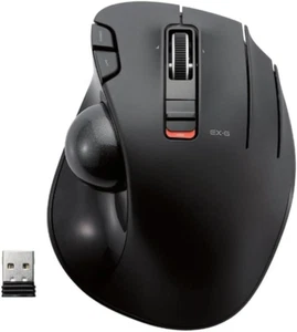 Raton Ex-g Trackball, Inalambrico De 2,4 Ghz, Control De Pulgar, Ergonomico ... - Picture 1 of 9