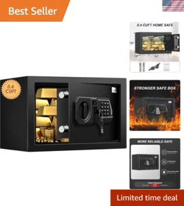 Durable Digital Safe 0.4 Cuft, Alloy Steel with Internal Lighting & Audio Alert - Picture 1 of 10