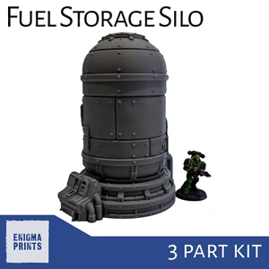 Fuel Storage Silo - 28mm 3d Printed Imperial Terrain for Tabletop Wargaming - Picture 1 of 4