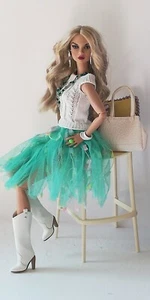 12 inchFashion outfit doll not included only top, skirt accessories is optional  - Picture 1 of 15