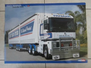 POSTER CAMION MACK MAGNUM 55 x 42 cm - Foto 1 di 1