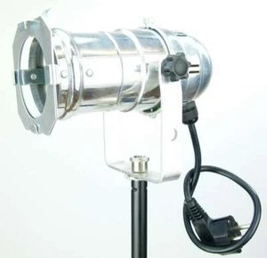 PAR-20 Scheinwerfer Silber Spot Light mit Kabel Stecker Farbfilterrahmen E27 Fas - Picture 1 of 6