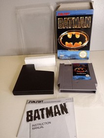 NINTENDO NES SUNSOFT BATMAN BOXED VGC