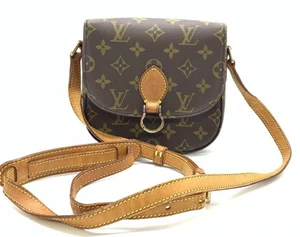 LOUIS VUITTON Saint Cloud PM M51244 Monogram Shoulder Bag Crossbody Brown - Picture 1 of 10