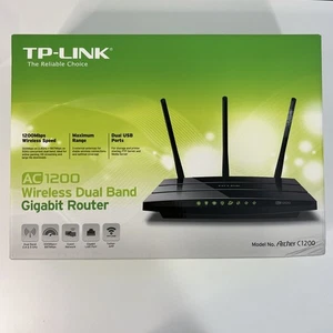 TP-LINK AC 1200 Wireless Dual Band Gig Router Archer C50 TESTED OBN FREE SHIP - Picture 1 of 3