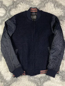 Scotch & Soda Bomberjacke Wolle Blau Herren Größe M Top Zustand - Bild 1 von 10