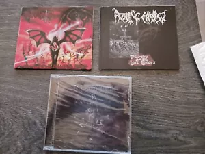 NECROMANTIA-ROTTING CHRIST 2021 TRIARCHY OF LOVERS-SCARLET EVIL-FREE STICKERS - Picture 1 of 6