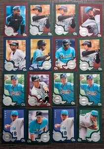 Lote de tarjetas de béisbol MLB Fleer/Skybox E-XL Emotion 1996 del equipo de los Marlins de Florida - Imagen 1 de 1