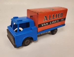 Camión de colección Tin ALLIED Van Lines Inc Japón juguete de hojalata de fricción años 80 LLBC2 - Imagen 1 de 11