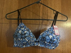 No wire Butterfly print girls XL bra size 36 new with tags - Picture 1 of 4