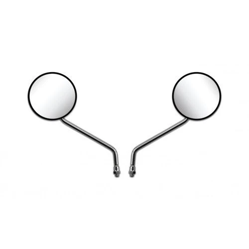 Mirror 10mm Black Round Fits Yamaha RD 125 DX (Cast Wheel) 78-81 - Изображение 1 из 1