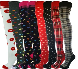 Mysocks Oberkniestrümpfe Verschiedene Designs - Bild 1 von 9
