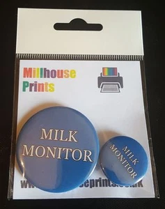 Monitor de leche - Paquete múltiple de insignias de alfiler con temática escolar - Idea de regalo - Publicación gratuita - Imagen 1 de 1