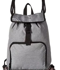 PUMA Commute Carry Sack Drawstring Gym Bag Grey One Size - Picture 1 of 5