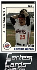 Allen Collins 1990 Best Canton-Akron Indians #25  Cleveland