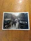 altes Foto deutsche Soldaten mit Fahrzeugen Militaria 2.wk  ww2  FA