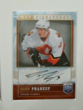 2006-07 Upper Deck Be A Player Signatures AUTO Autograph Dion Phaneuf DP