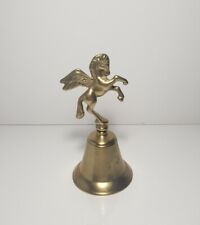 Pegasus Brass Hand Bell 5" Vintage
