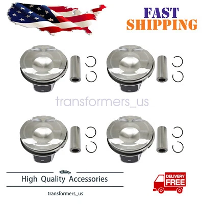 4Pcs PISTON & RING For 2015-2018 FORD EDGE ESCAPE FUSION LINCOLN MKC MKZ 2.0T - Bild 1 von 4