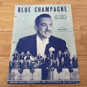 Vintage Sheet Music - Blue Champagne - 1941 - Featured by Glen Gray & Orchestra - Picture 1 of 8