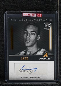 2013-14 Panini Pinnacle Auto Rudy Gobert #167 Rookie Auto RC