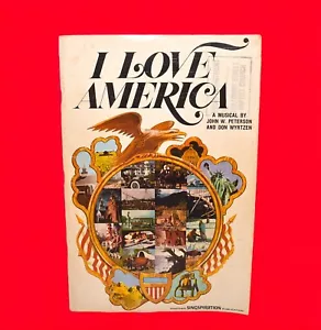 Libro de canciones de música vintage I Love America Musical Peterson & Wyrtzen Singspiration - Imagen 1 de 20