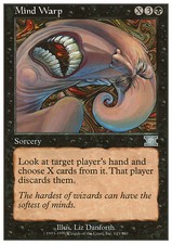 Magic the Gathering MTG Mind Warp (143) Sixth Edition   NM