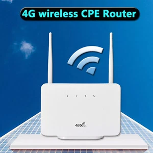 WLAN Router 4G LTE Wireless WiFi 300Mbps CPE Router SIM Karten mit 4 Antennen Ia - Picture 1 of 17