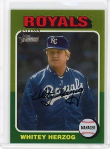 2024 Topps Heritage High Number Chrome /699 #146 Whitey Herzog, Kansas City Roya - Picture 1 of 2