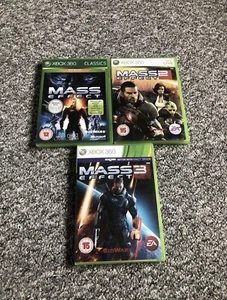 Mass Effect x 3 Game Bundle - Juego Microsoft Xbox 360 UK PAL | COMPLETO - Imagen 1 de 6