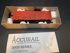 Accurail 3283 HO AAR 40' Caja Acero Coche Kit MOW Rojo 3280 Nuevo en Caja - Imagen 1 de 6