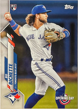 2020 TOPPS OPENING DAY #173 BO BICHETTE *ROOKIE CARD* TORONTO BLUE JAYS