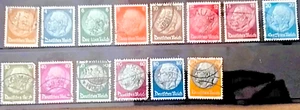1933-1935 German Empire Stamp Set - Picture 1 of 1