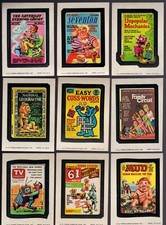 1974 Topps Wacky Packs Series 11 Complete Set 30/30 EX- Packages MUD GULP FIB