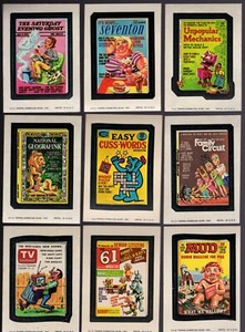 1974 Topps Wacky Packs Series 11 Complete Set 30/30 EX- Packages MUD GULP FIB