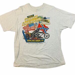 Vintage All Harley Davidson Drags North American Finals 1993 single stitch shirt