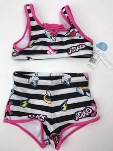 Jantzen Girls 6X 2 Pc Swimsuit Pop Art Princess Tankini Shorts UPF 50+ New $38 - Picture 1 of 5