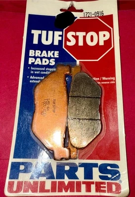 Комплект тормозных колодок TUF Stop Parts Unlimited 1721-0916 новые - Изображение 1 из 2