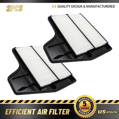 2x Filtro de aire del motor para Nissan Altima 2013 2014 2015 2016 2017 2018 L4 2,5 L Foto 1 de 4