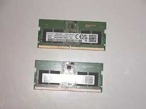 Samsung DDR5 SoDIMM 16GB (2x 8GB) 1Rx16 PC5-5600B SCO-1010-XT - Bild 1 von 4